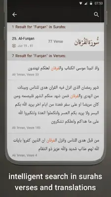 The Holy Quran English Arabic android App screenshot 3